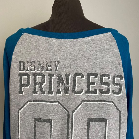 Disnesyland Resort sz M cotton Little Mermaid Long sleeve scoop neck sweat shirt - Picture 5 of 7